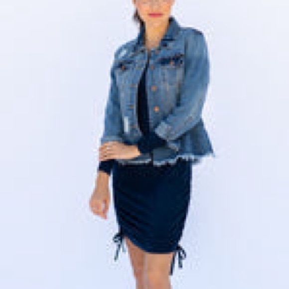 Evy’s Tree Jenevieve knit dress in navy size 1x NWT - Picture 3 of 4